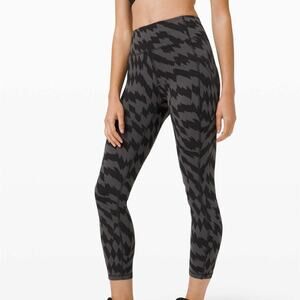 Lululemon Athletica Black Patterned Leggings